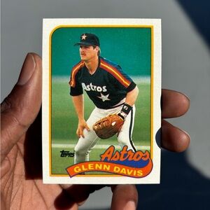 Astros Glenn Davis Baseball Card
